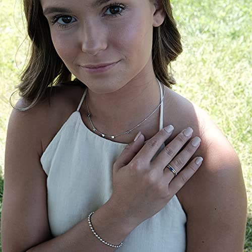 BLOSSOM & HUE Sterling Silver Baguette Stacking Ring