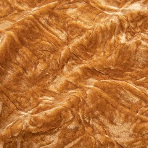 Jumbo Velvet Scrunchies for Women - Thick & Thin Hair, No Damage, Holds Tide (1 Pack, Yellow)