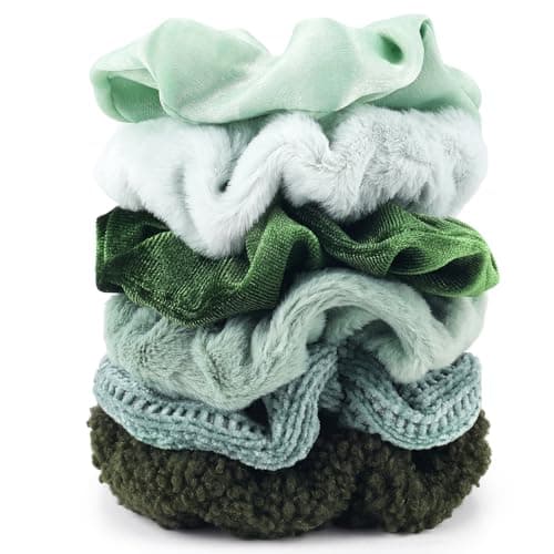 Matte Cotton Scrunchies for Women and Girls