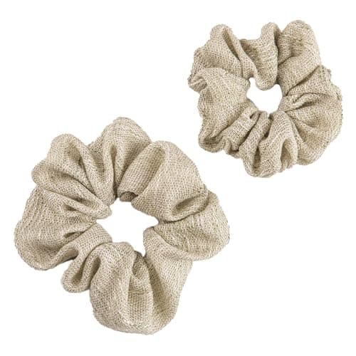 Oversized & Petite White Scrunchies for Women