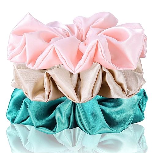 Silk Satin Scrunchies for Women and Girls