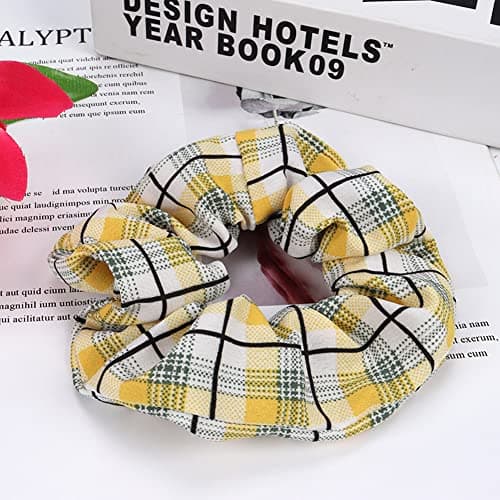 Plaid Elastic Hair Ties for Women
