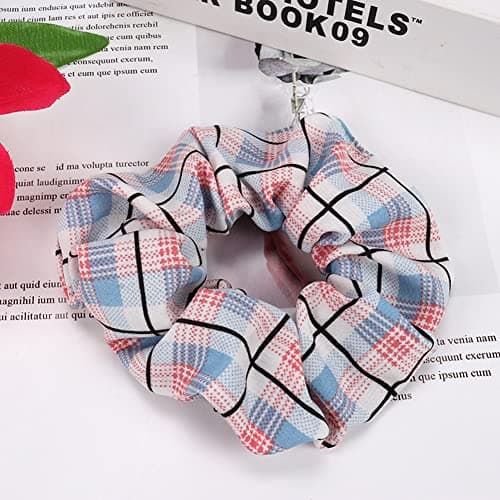 Plaid Elastic Hair Ties for Women