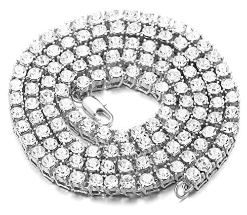 Halukakah Gold Chain for Men Iced Out