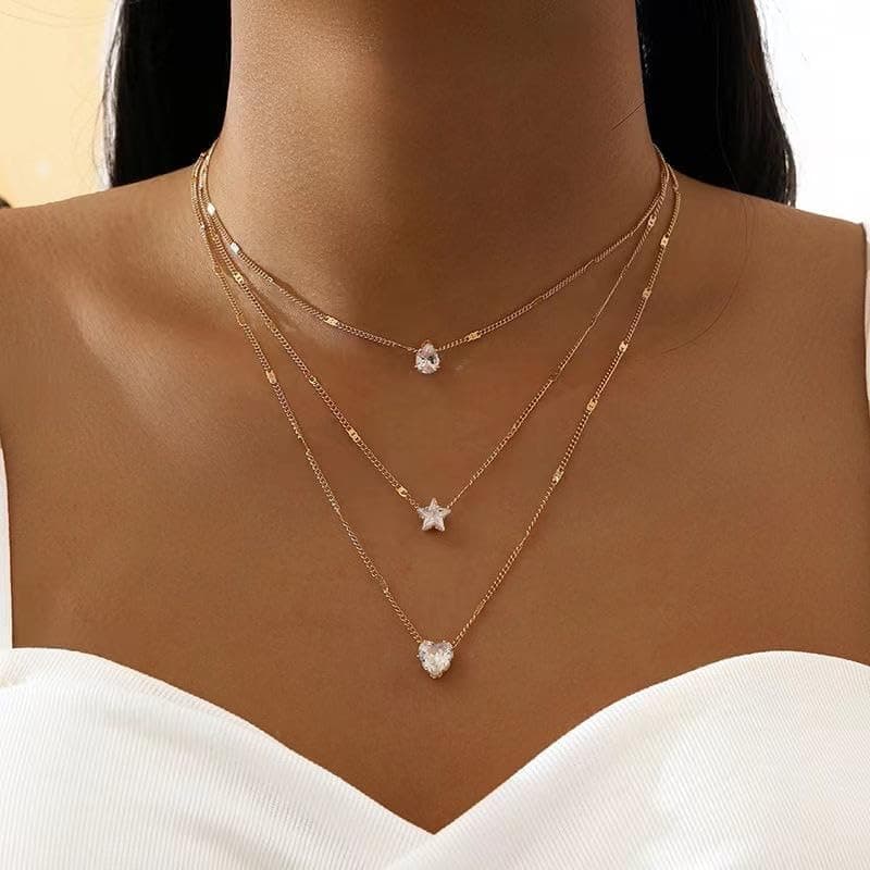 Cubix Gold Plated Diamond Choker for Women