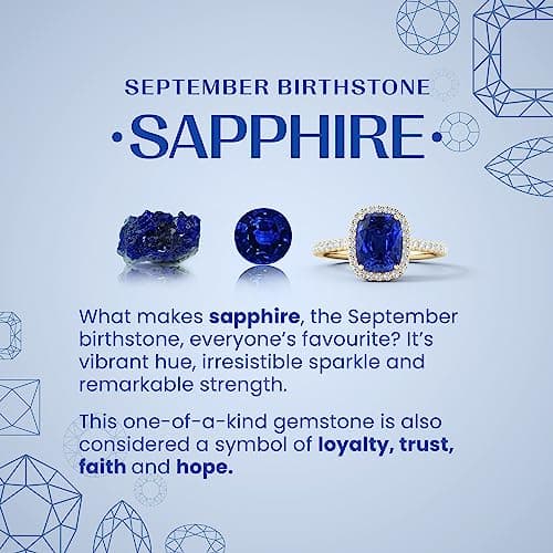 Angara Natural Blue Sapphire Diamond Halo Ring in 14K Gold/Platinum | Diana Inspired, Birthstone Gift for Her