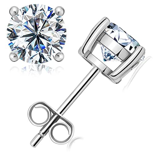 Moissanite Stud Earrings for Women & Men