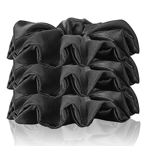 Silk Satin Scrunchies for Women and Girls