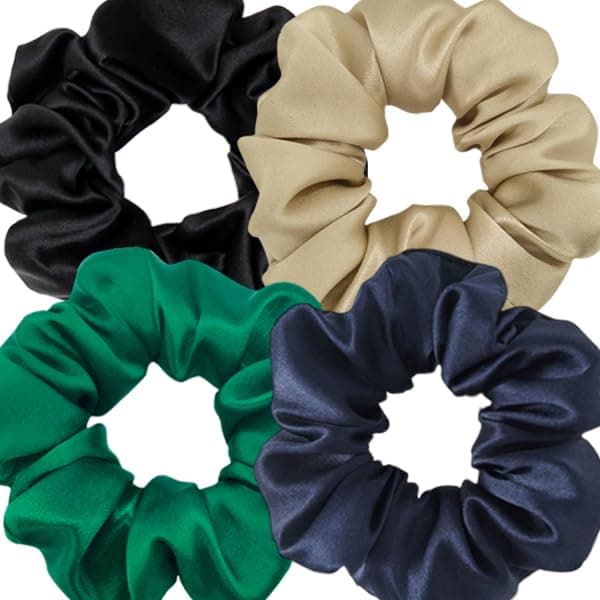 Silk Scrunchies for Women and Girls