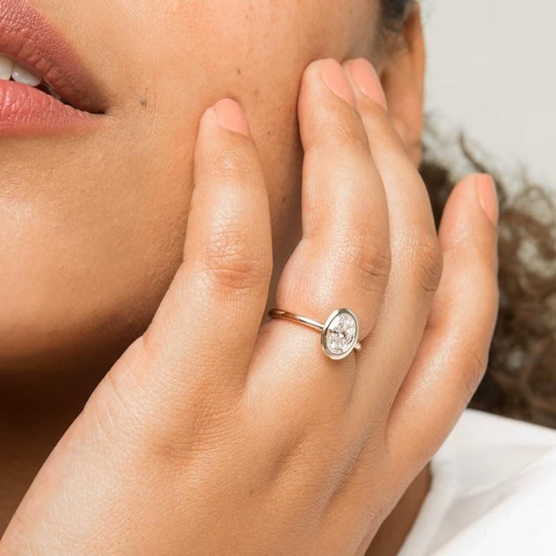Michooyel CZ Engagement Rings for Women