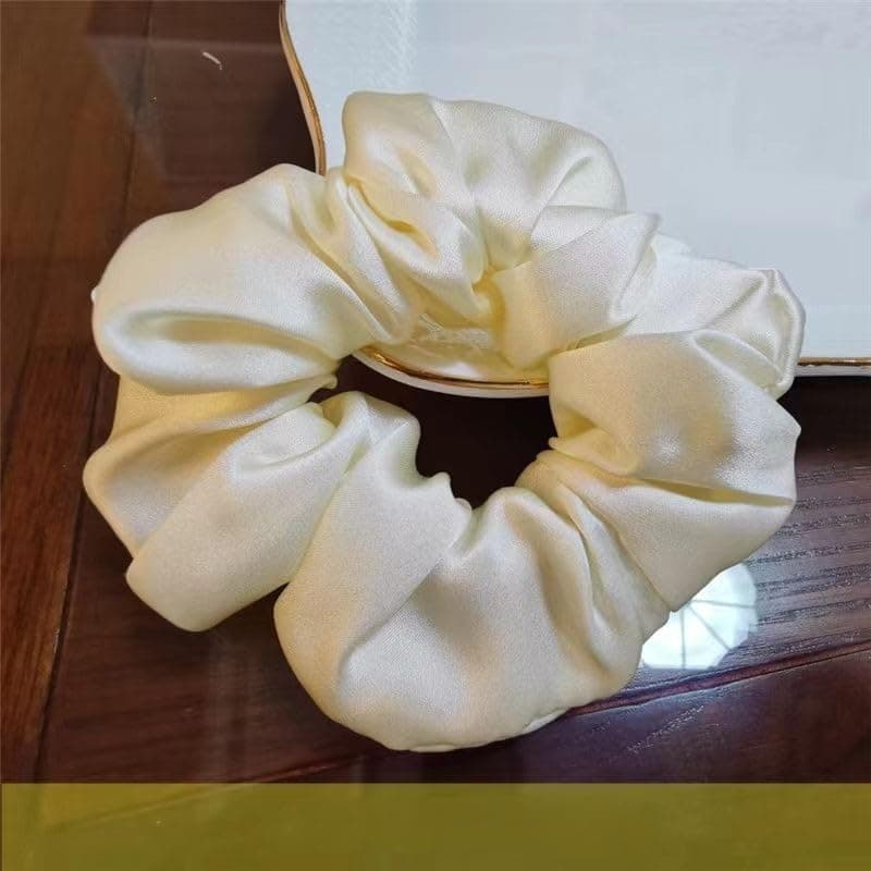Mulberry Silk Scrunchies for Women - Pack of 2 - No Damage Hair Accessories