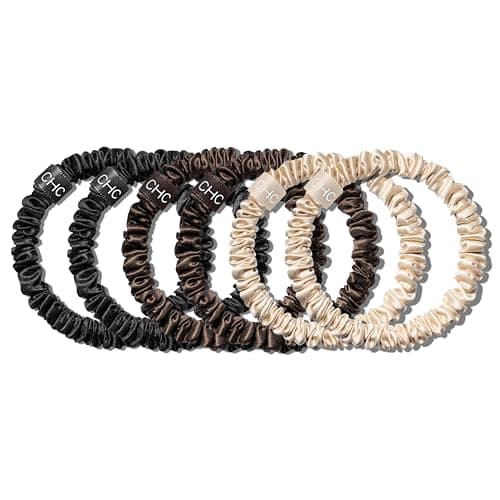 SUNDAYSILKS™ Luxurious Mulberry Silk Scrunchies for Women & Girls | No-Slip, Silky Hair Ties [1 Pack]