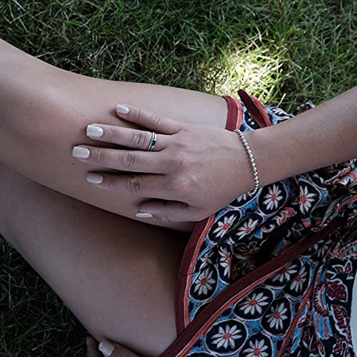 BLOSSOM & HUE Sterling Silver Baguette Stacking Ring