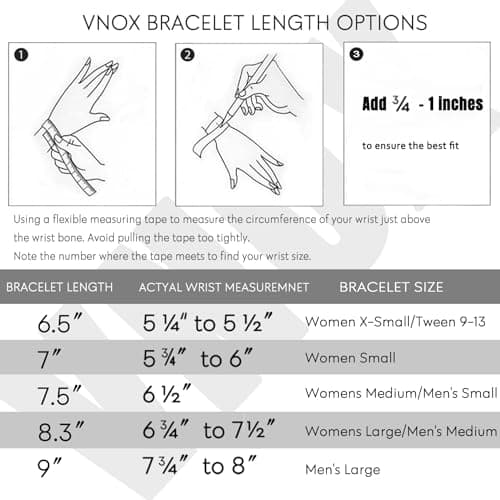VNOX Men's Diamond-Cut Paperclip Bracelet Trends in Chunky Stainless Steel Jewelry