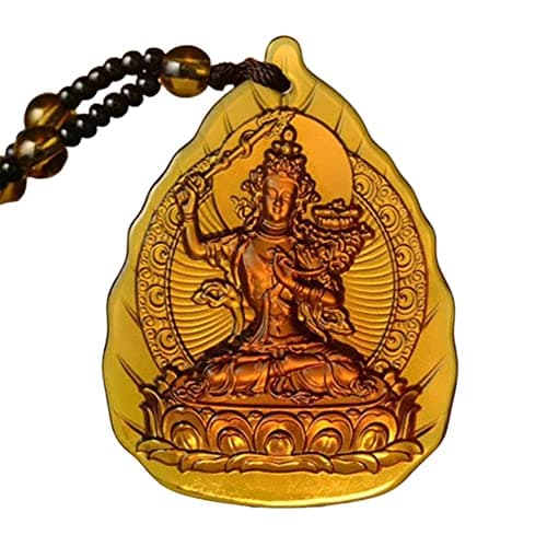 Buddha Necklace for Women with 12 Zodiac Guardian Pendants Good Luck Amulet
