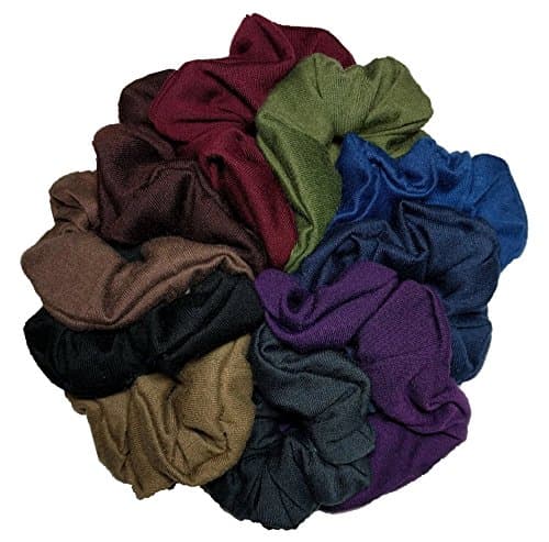 Soft Cotton Scrunchie Set (Neutral Colors)
