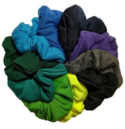 Soft Cotton Scrunchie Set (Neutral Colors)