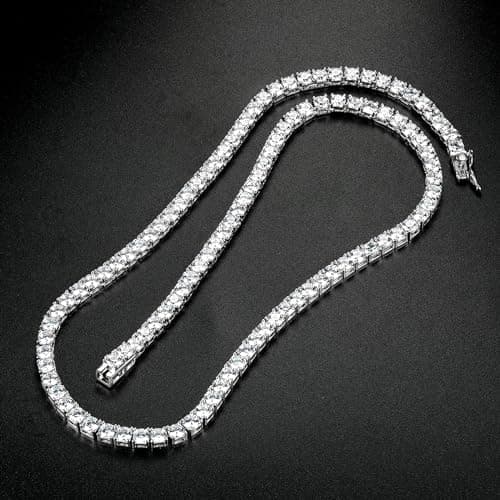 Classic Tennis Necklace for Women and Men