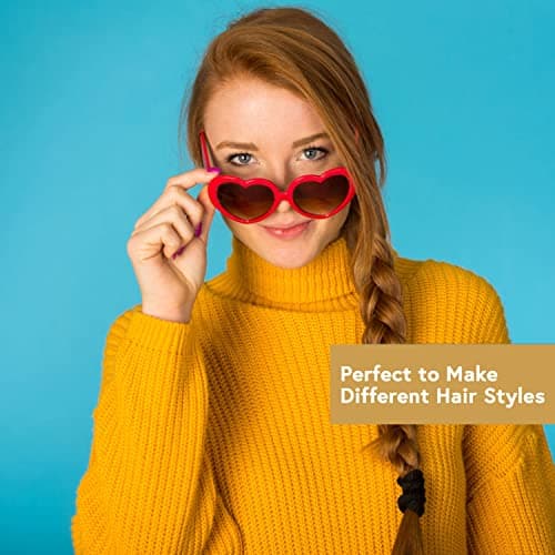 Large Terry Cloth Hair Scrunchies for Thick Hair