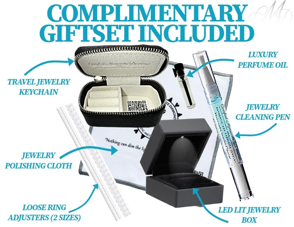 CERTIFIED MOISSANITE DIAMONDS FOR AUTHENTIC AND EXQUISITE JEWELRY