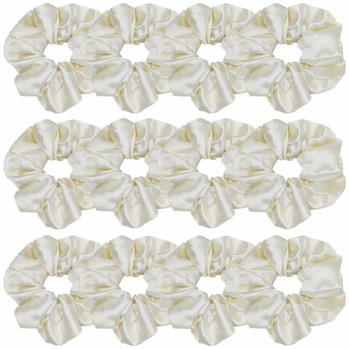 Satin Silk Hair Scrunchies for Women and Girls