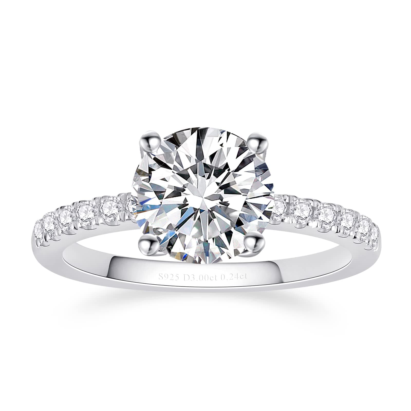 Moissanite Engagement Ring for Women