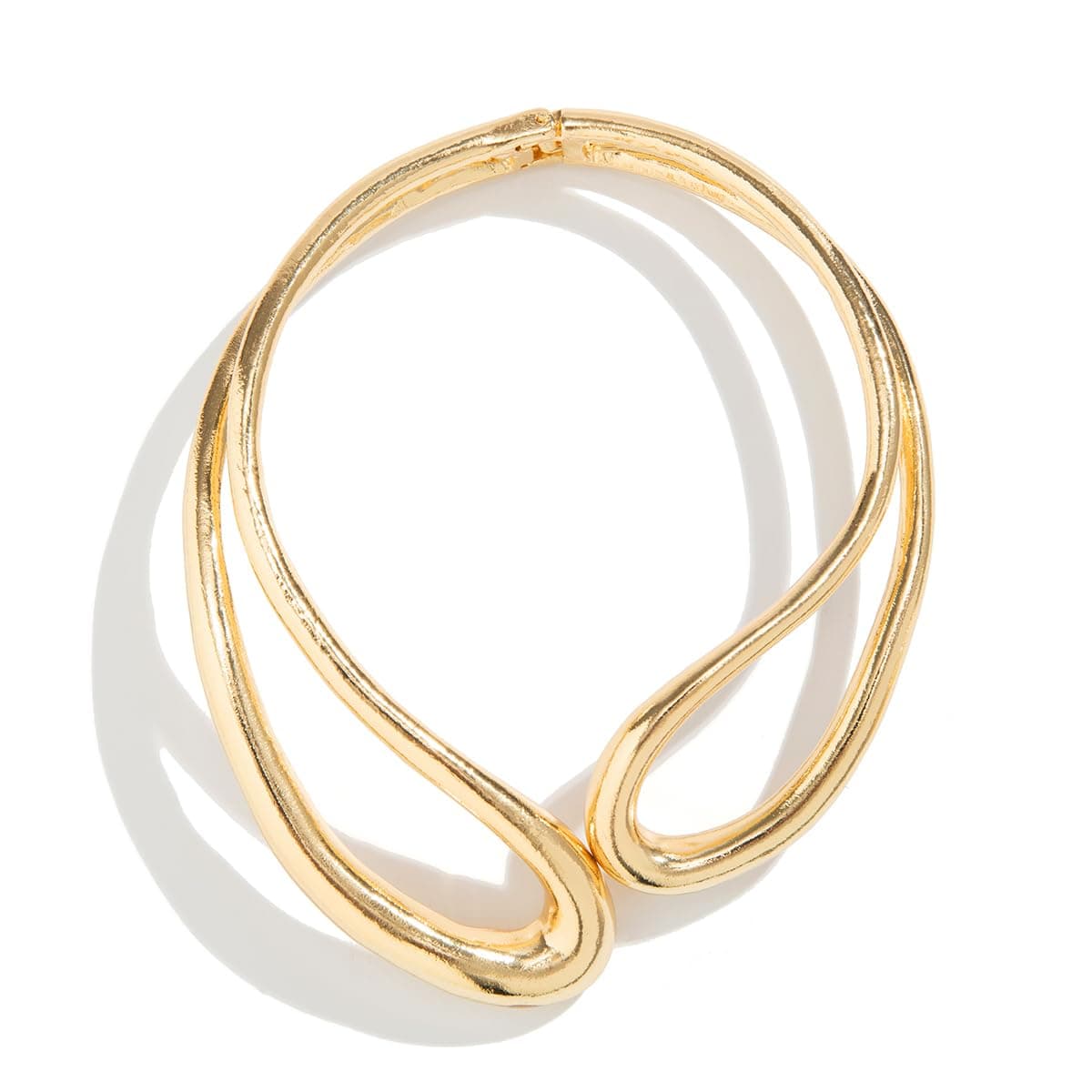 Chunky Gold Choker Necklace for Women and Teen Girls