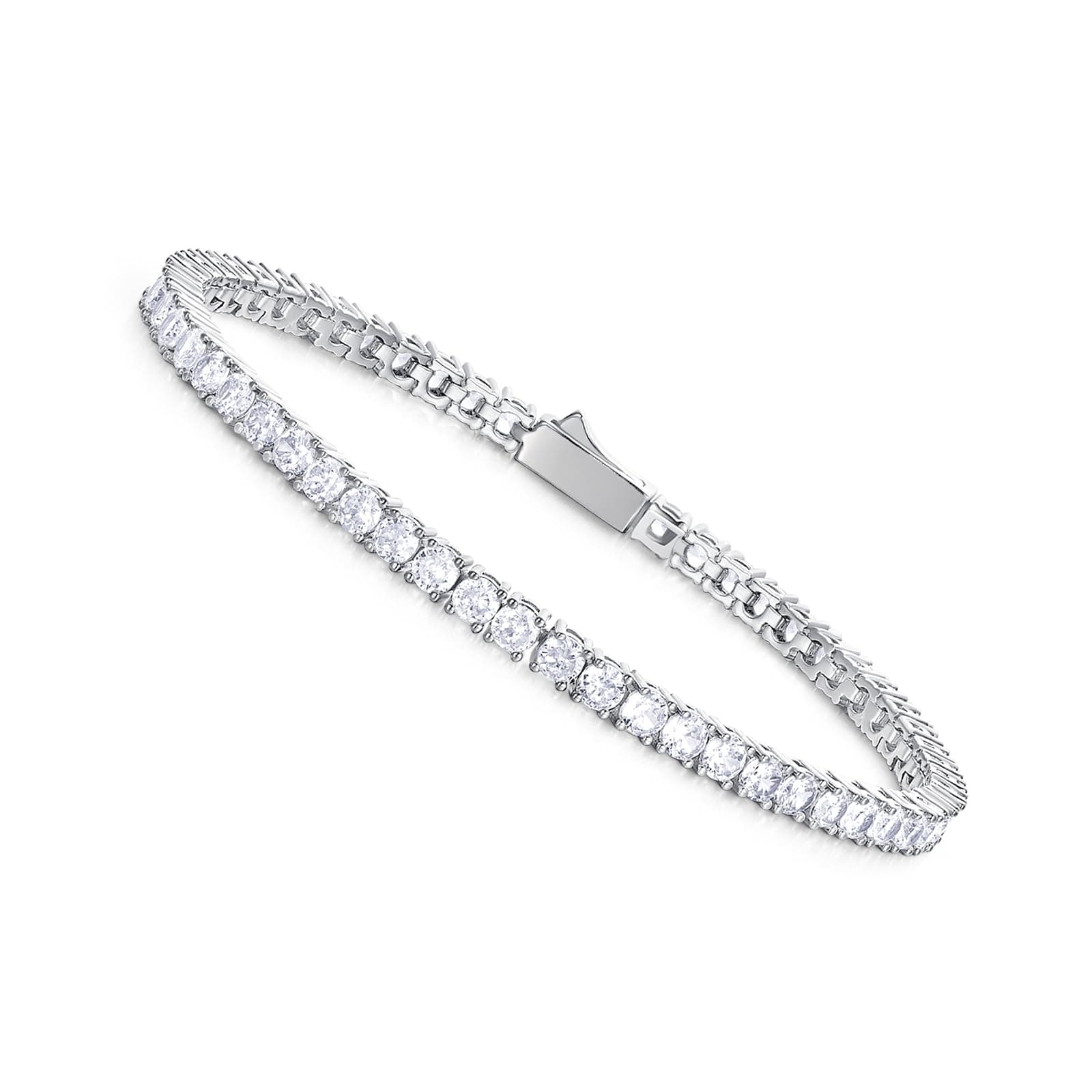 Luxfine 3mm Tennis Bracelet for Women & Men
