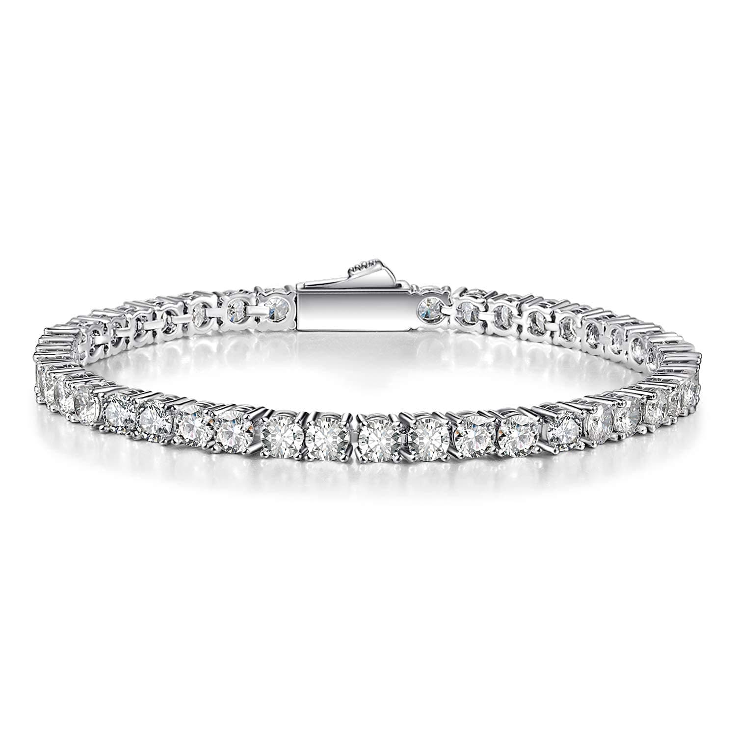 Refined Title: MDFUN CZ Tennis Bracelet for Women and Men