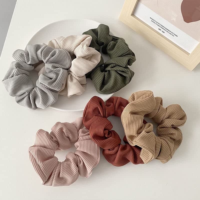 Scrunchies for Women and Girls - Thick or Thin Hair, No Crease Ponytail Holder