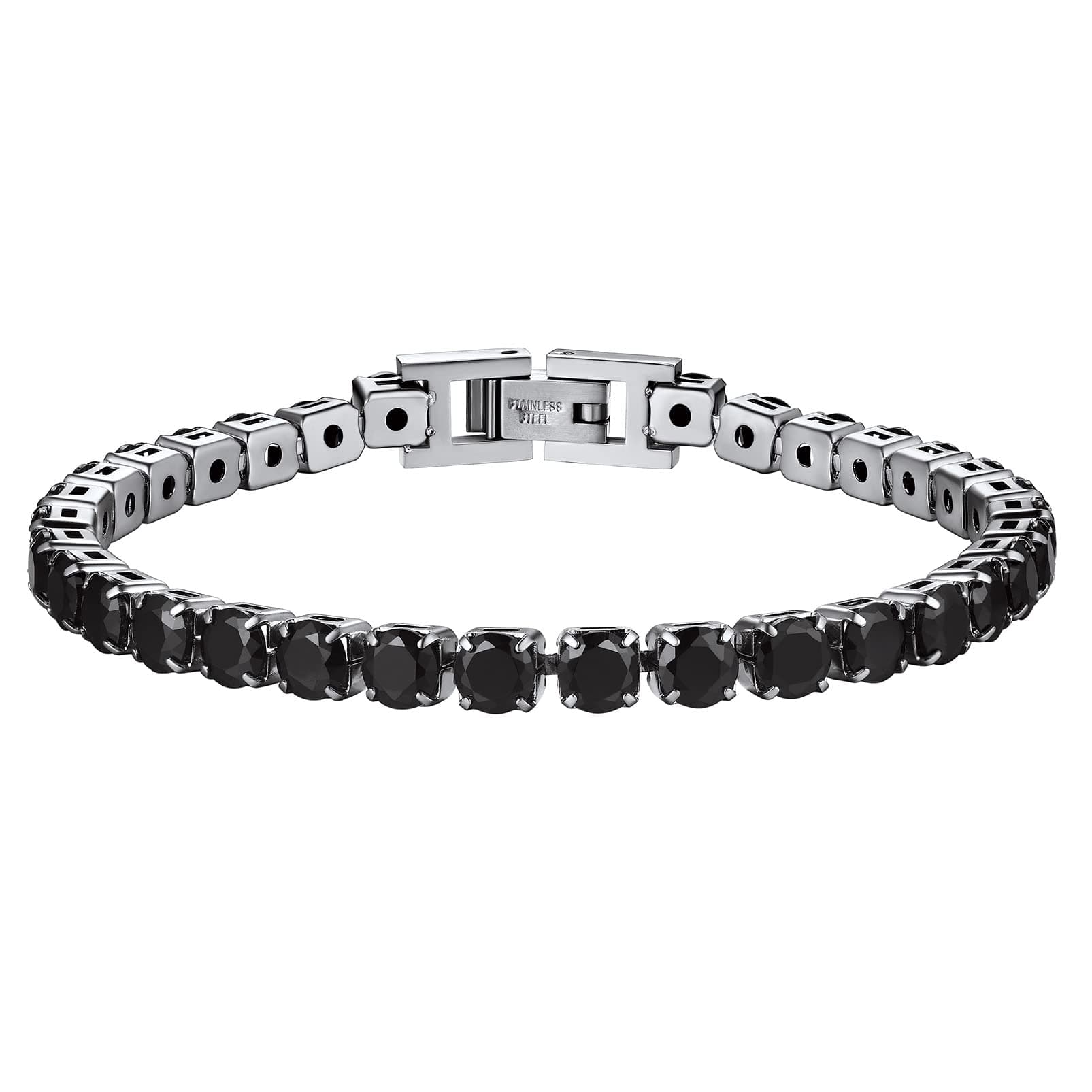 Refined Title: PROSTEEL Cubic Zirconia Tennis Bracelet for Women