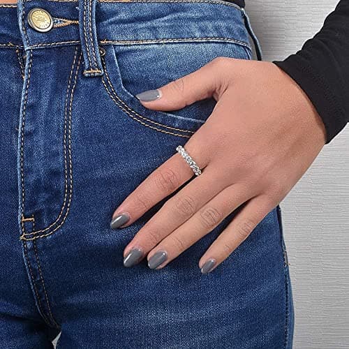 Eternity Engagement Wedding Band Ring in Sterling Silver Cubic Zirconia