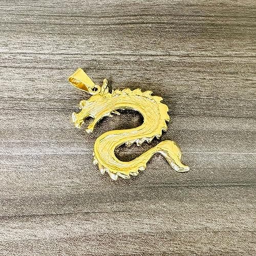 Premium Stainless Steel Dragon Pendant Necklace for Hip Hop Enthusiasts