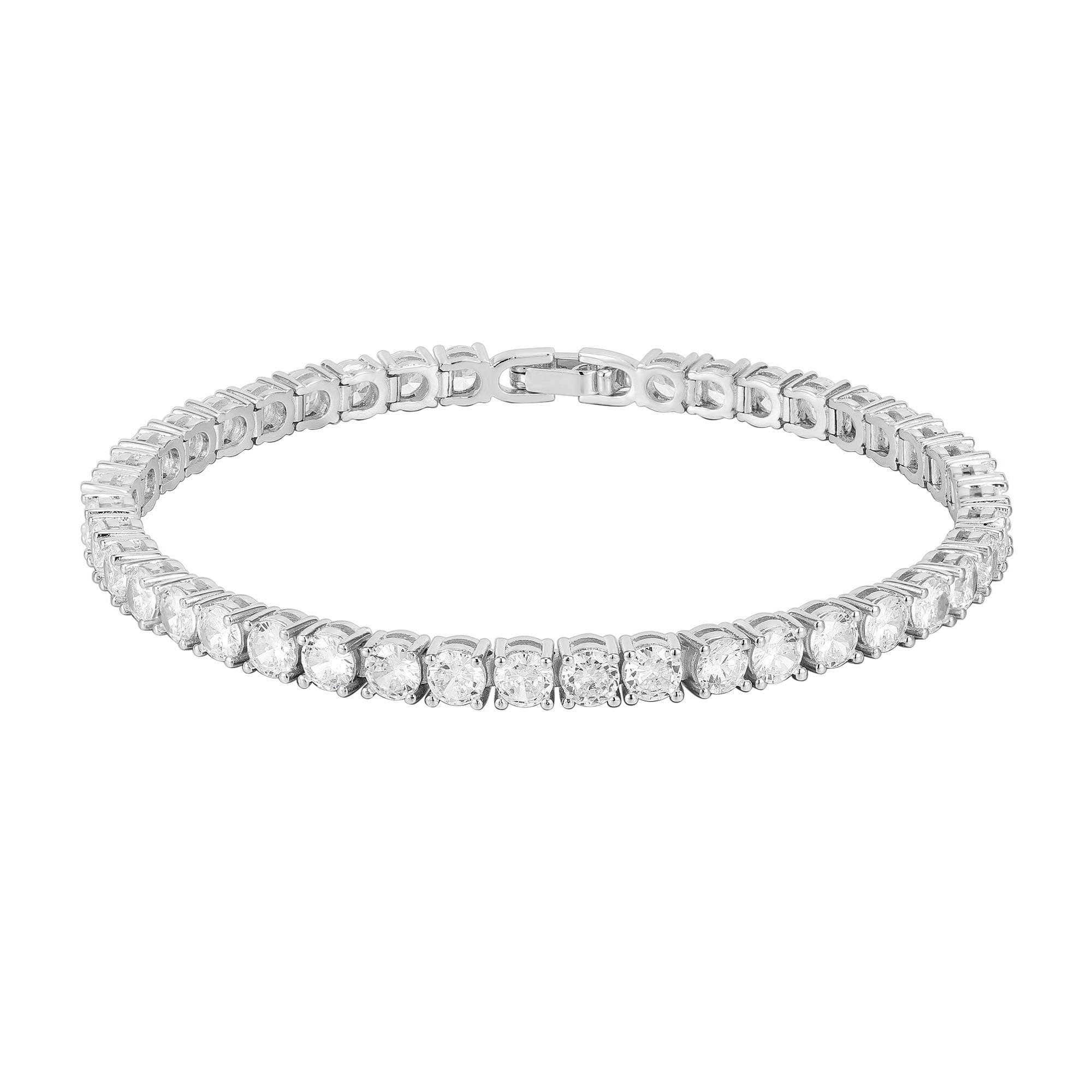 PavoI 14K Gold Plated CZ Classic Tennis Bracelet | Women's Gold Bracelet 6.5-7.5 Inch