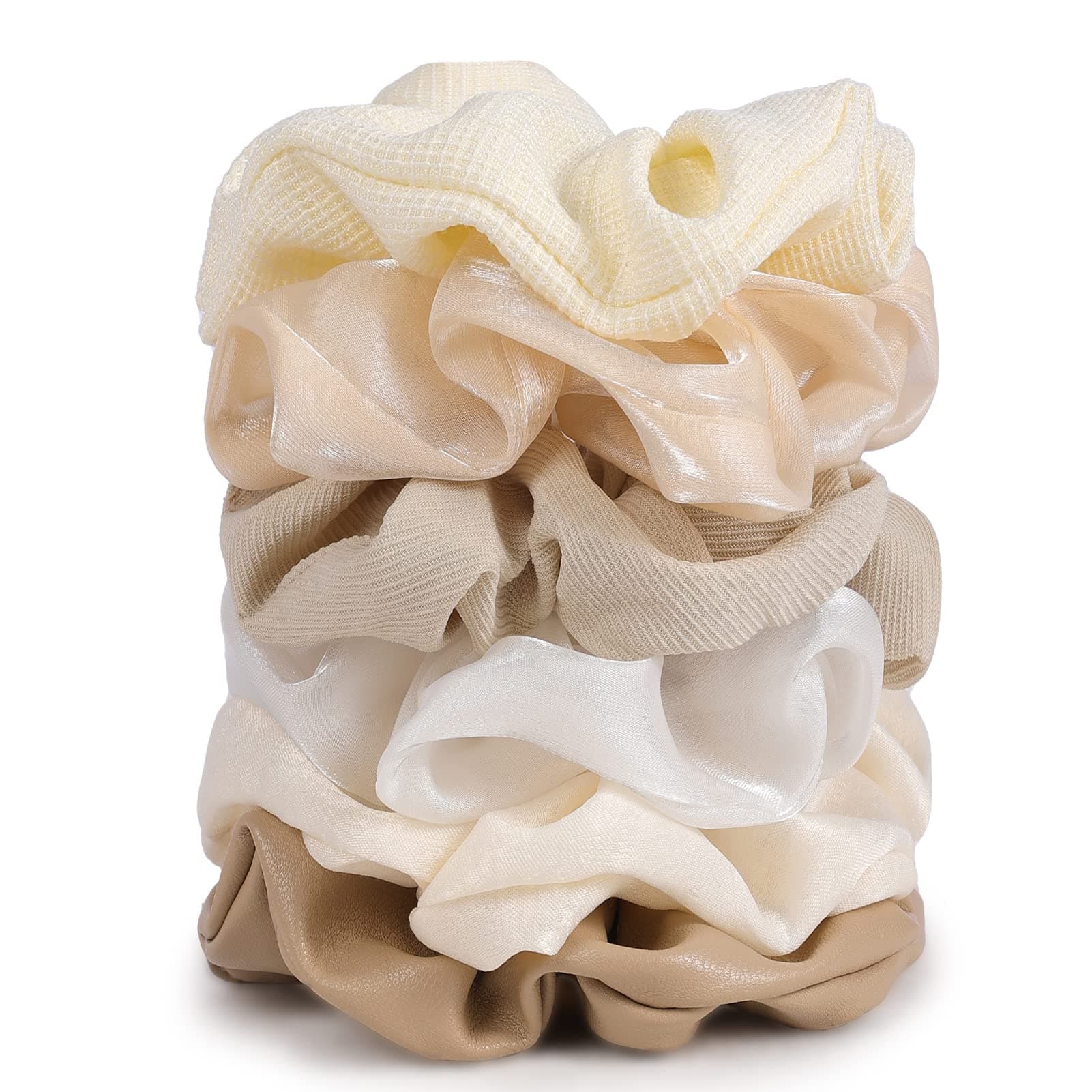 Matte Cotton Scrunchies for Women and Girls