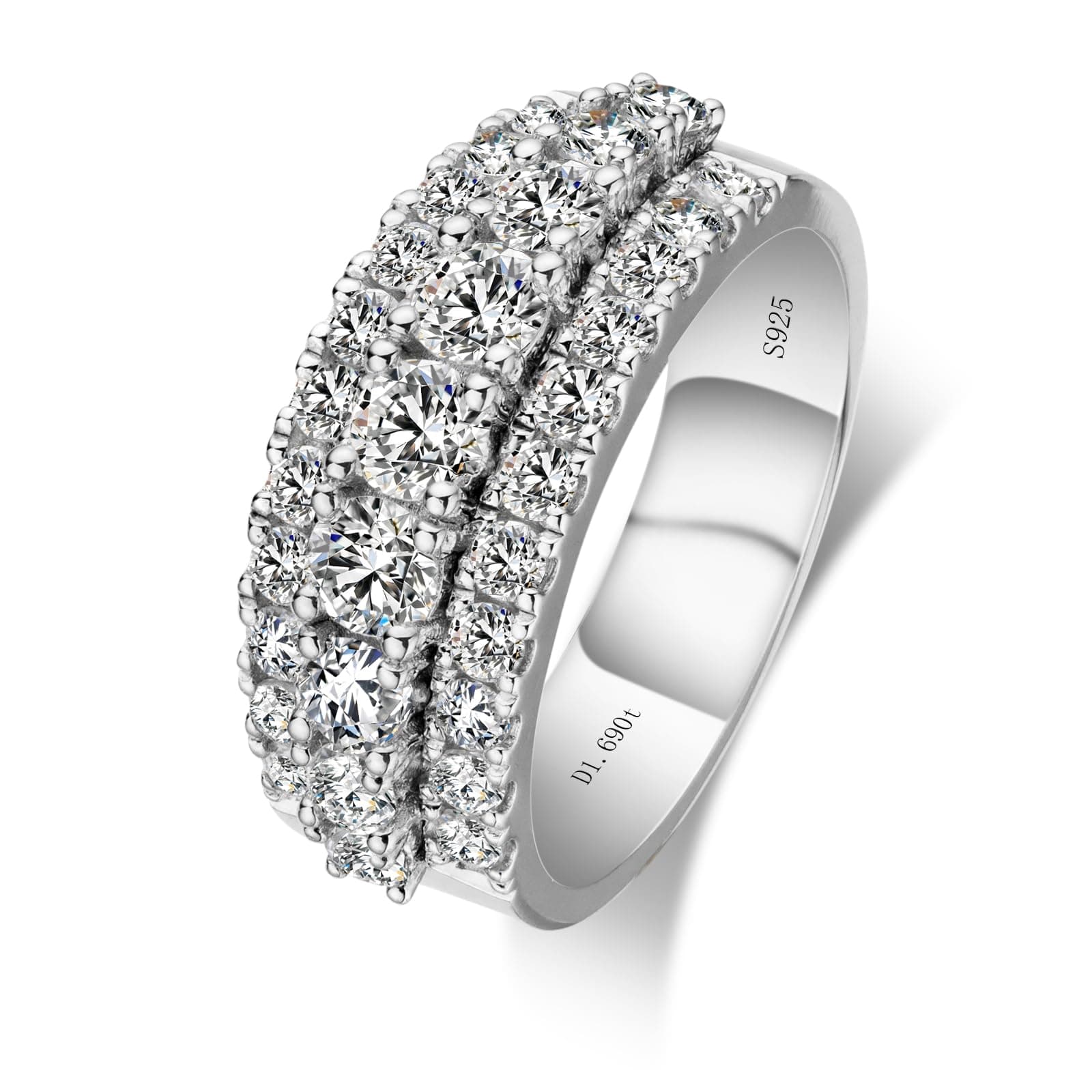 GAUDALGEM Moissanite Bridal Ring Sets for Women