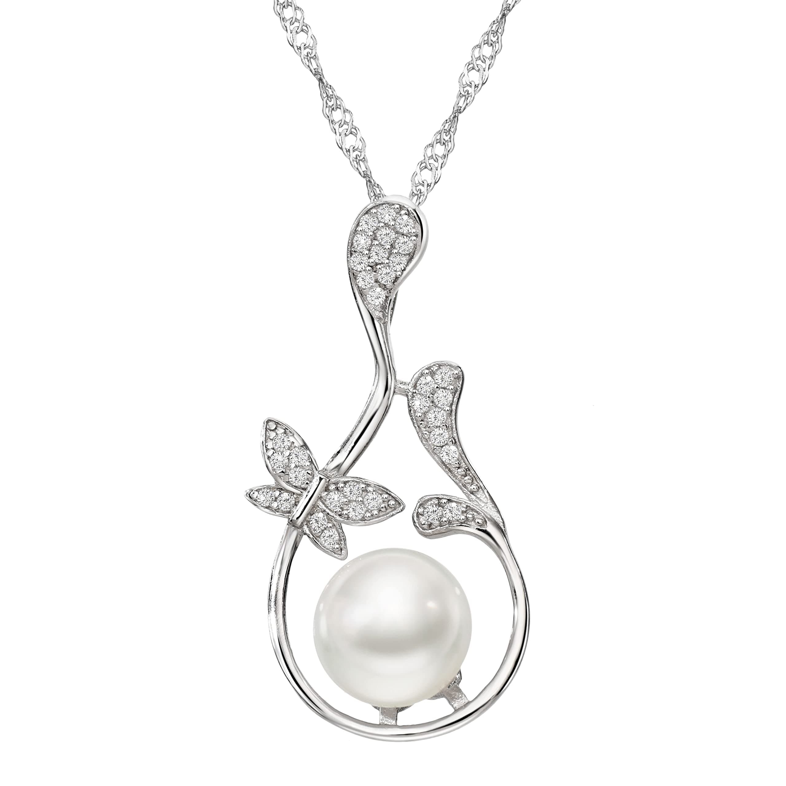 Michooyel Freshwater Pearl Pendant Necklace for Women