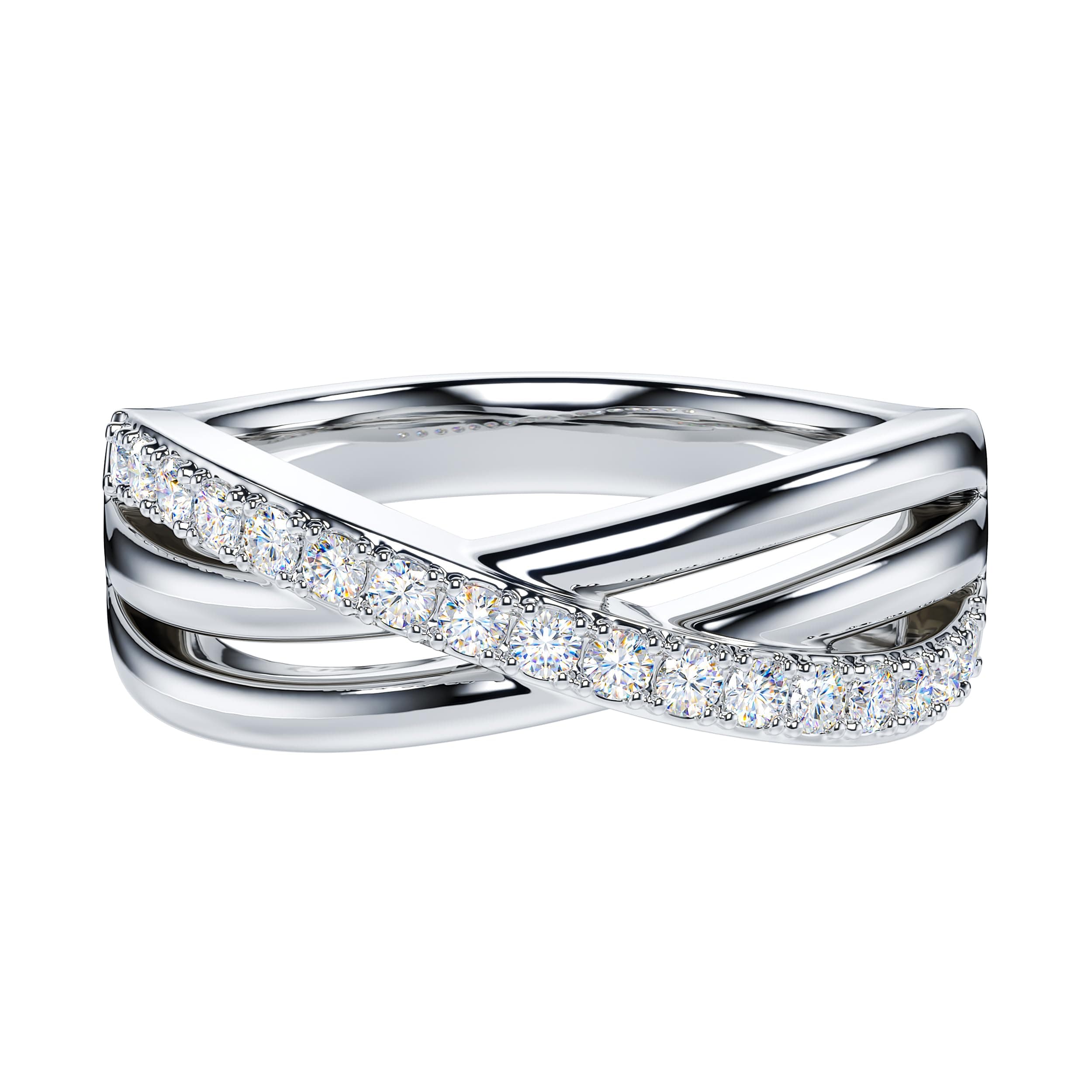 THELANDA Genuine Moissanite Round Brilliant Cut Diamond Wedding Ring for Couples