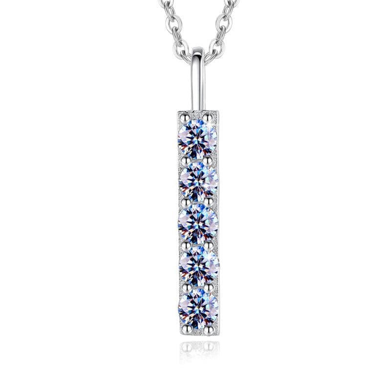 Attenlen Minimalist Sterling Silver Moissanite Pendant Gift Box For Her